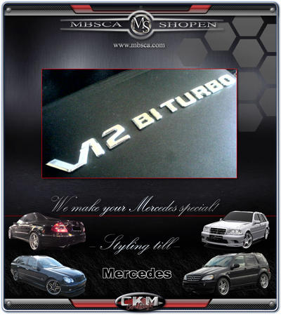 V12 BiTurbo Emblem 1 st