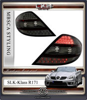Klarglas baklysen LED 2st Smoke