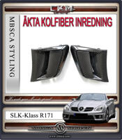 2. Kolfiber til AMG kofångare 2st