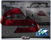 Klarglas baklysen facelift AMG  red/smoke