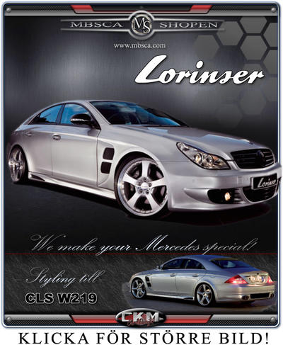 CLS - W219 06- - 1. Lorinser original front!