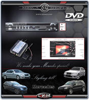DVD-spelare och styrdonpaket för comand 2.0 & 2.5