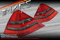 Klarglas Baklysen 2st med dioder. Red/Smoke  2st - bild 4