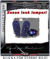 Parkerings ljus Xenon look 5W till klarglas kit.
