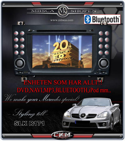 Multimedia - C6. Comand Facelifting Produkt enhet i "MB LOOK" DVD NAVI Bluetooth Touch Screen mm..