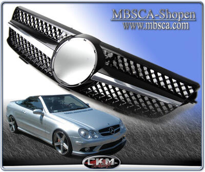 CLK - W209 02- - Grill sport SLR Look svart